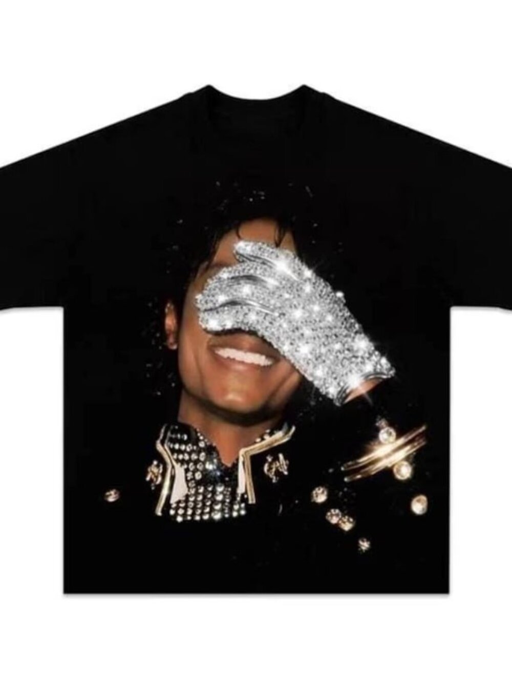 Michael Jackson Glove Graphic T-Shirt, 90s King of Pop Tee